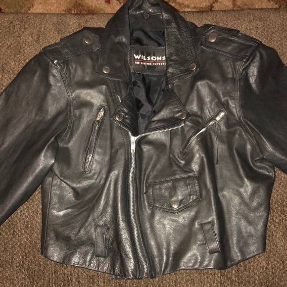 Wilsons Leather Jackets & Blazers - Women’s Wilson Leather Motorcycle Jacket size M